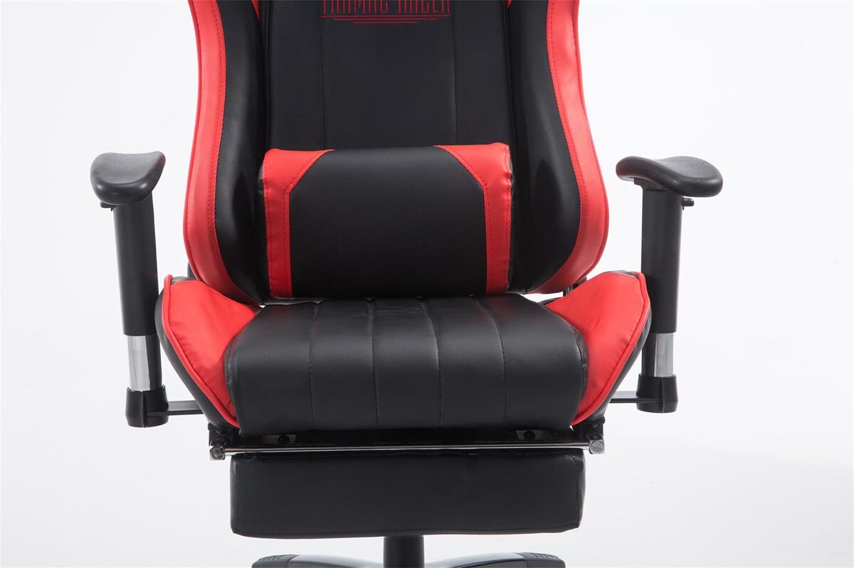CLP Racing Gaming Bürostuhl Shift XL Mit Kunstlederbezug l Gamingstuhl Mit Leichtlaufrollen l Höhenverstellbarer Drehstuhl