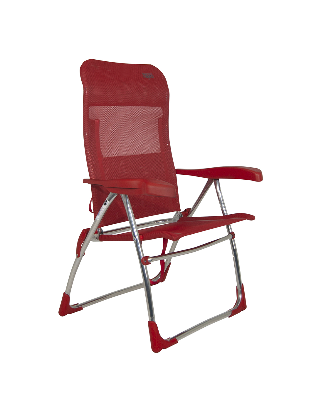 Crespo AL/206 Classic Strandstuhl rot