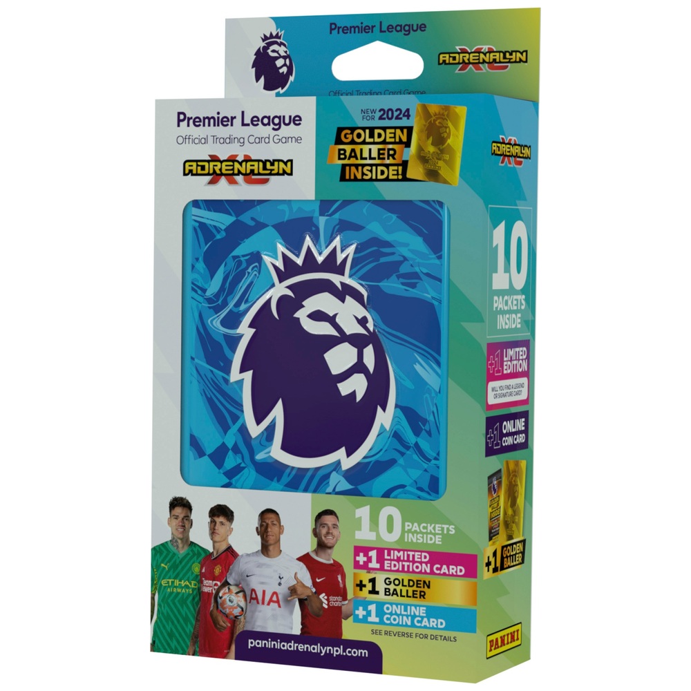 Panini Premier League 2024 Adrenalyn XL Sammelkartenspiel Mega-Dosen-Sortiment