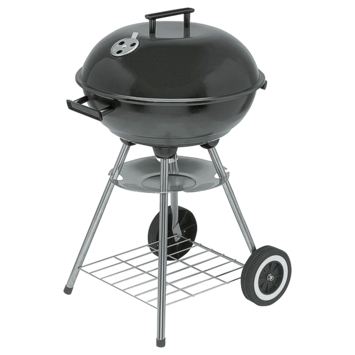 Handson kogelbarbecue houtskool BBQ metaal zwart Ø 43 cm