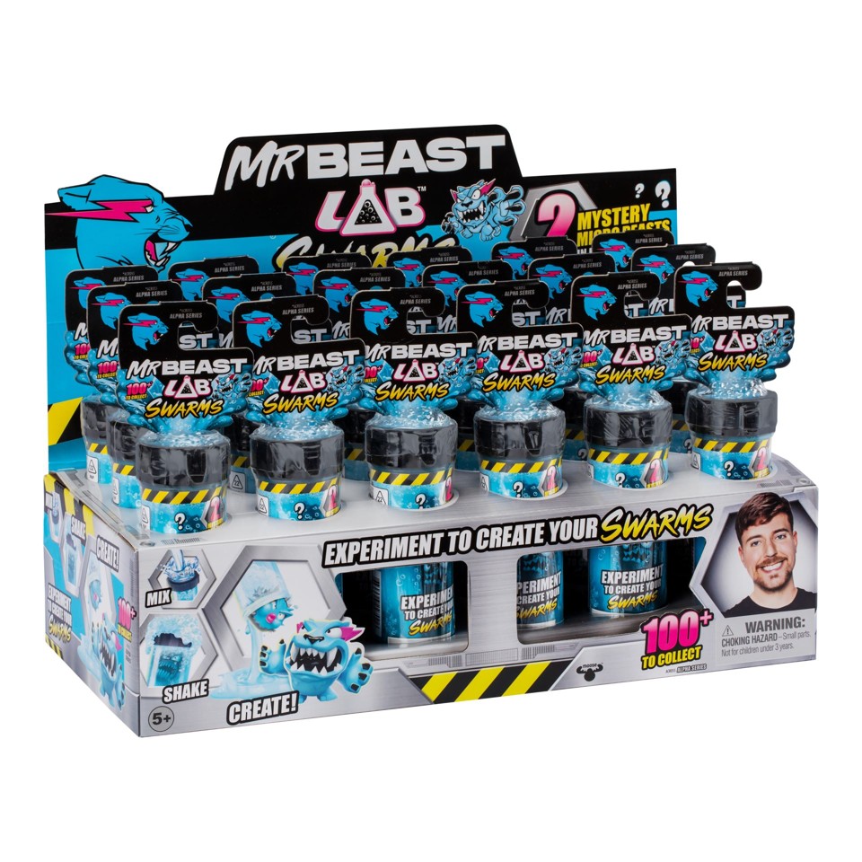 MrBeast Lab - MrBeast Lab Swarms Testrør m.figurer 2 stk