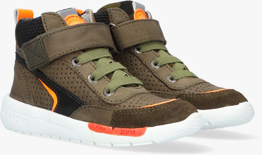 SHOESME groene shoesme hoge sneaker rf21w034