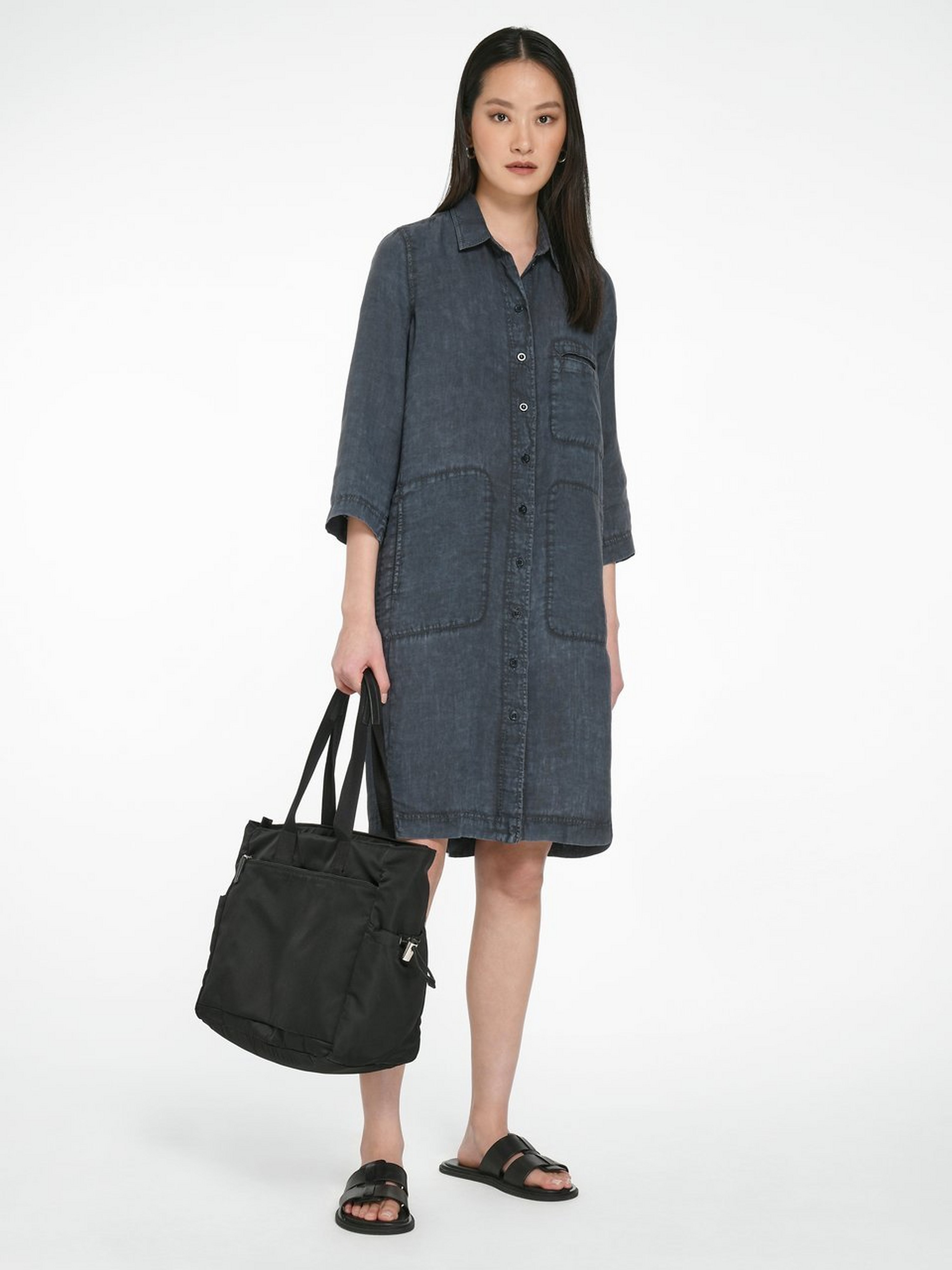 Kleid mit 3/4-Arm