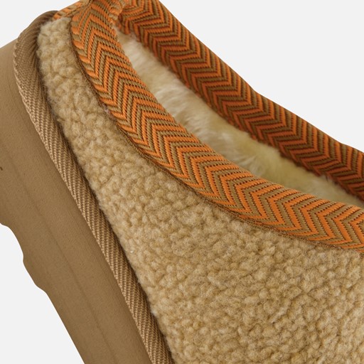 S.Oliver Pantoffels beige Textiel