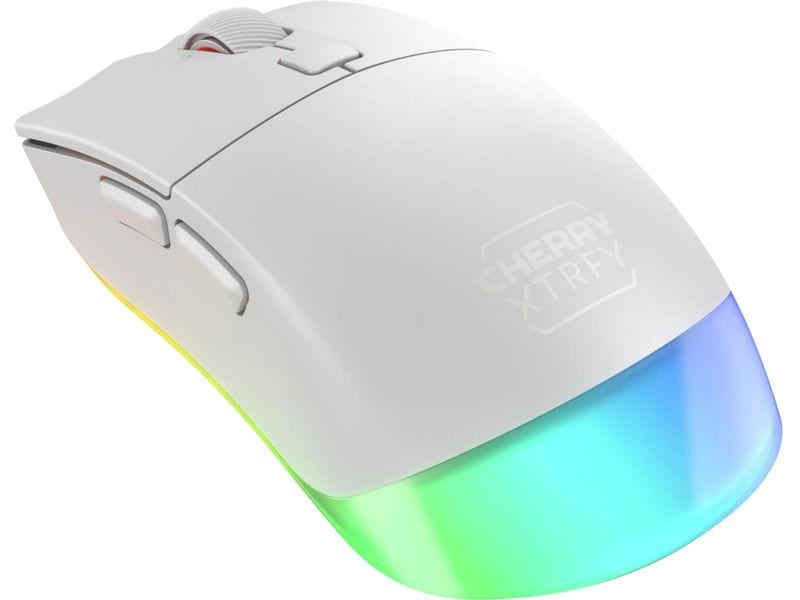 Cherry Gaming-Maus XTRFY M50 Wireless Weiss Kabellose Gaming-Maus