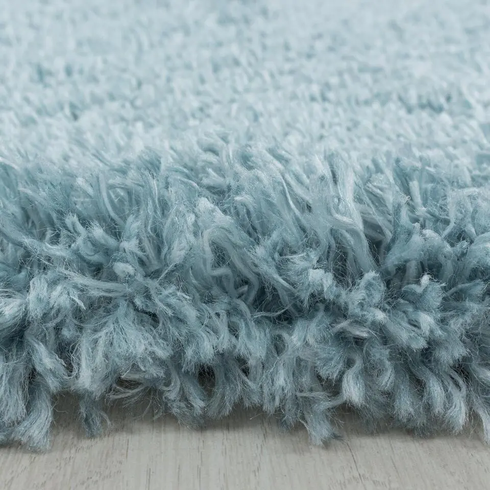 Pearl Soft Hoogpolig Vloerkleed Blauw - 200x290 CM