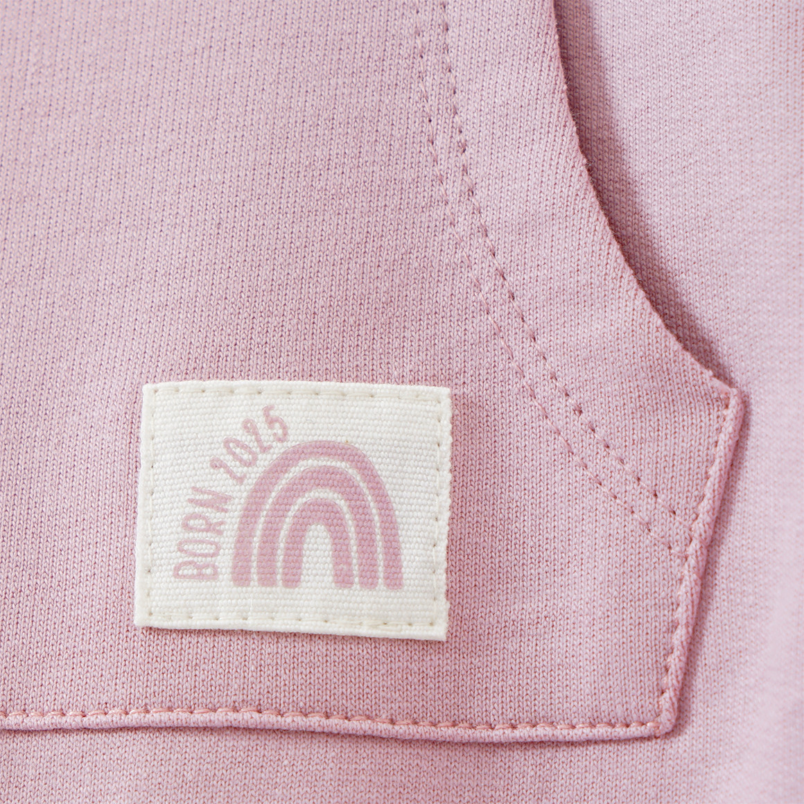 Topomini Pure Collection Newborn Strampler und Langarmshirt Born 2025 rosa / weiss