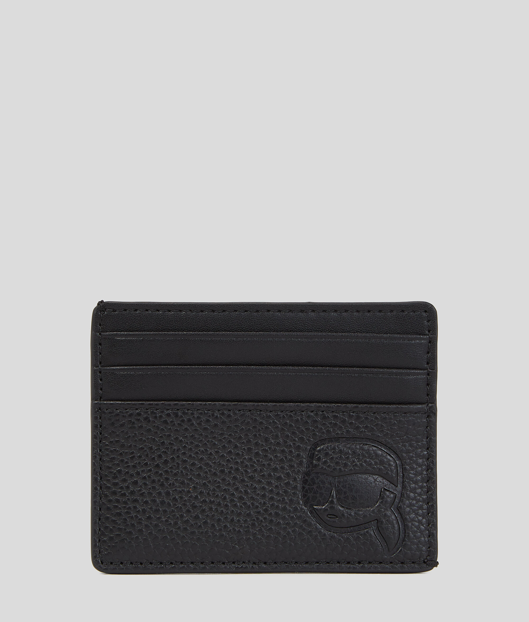 PORTE-CARTES EN CUIR GRAINÉ K/IKONIK