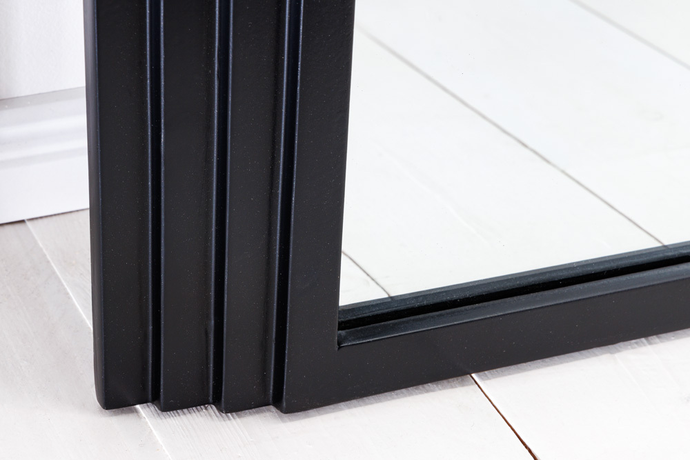 Design Wandspiegel ART DECO 160cm schwarz