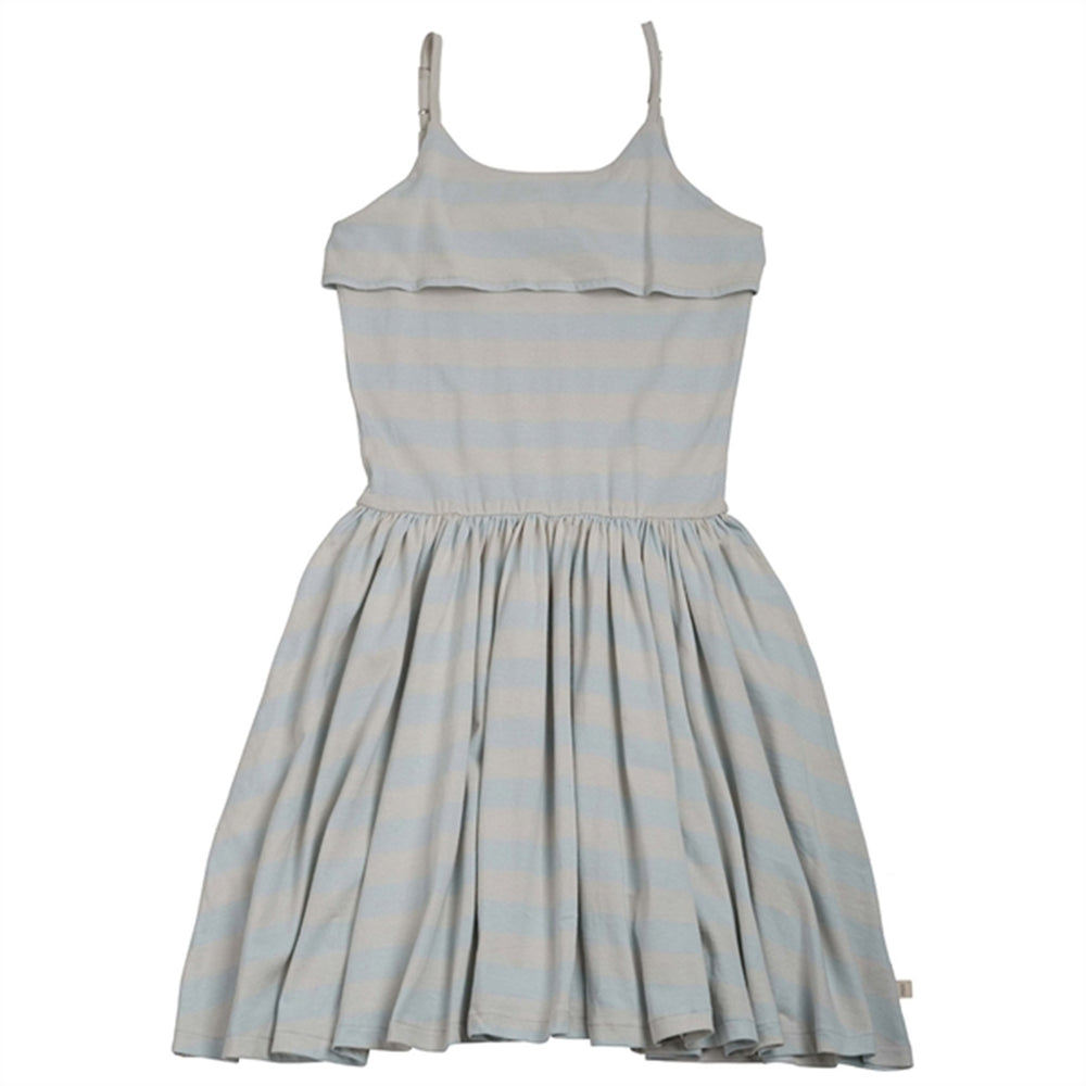 Lis Kjole Birch Cloud Stripe - Minimalisma → Luksusbaby.dk