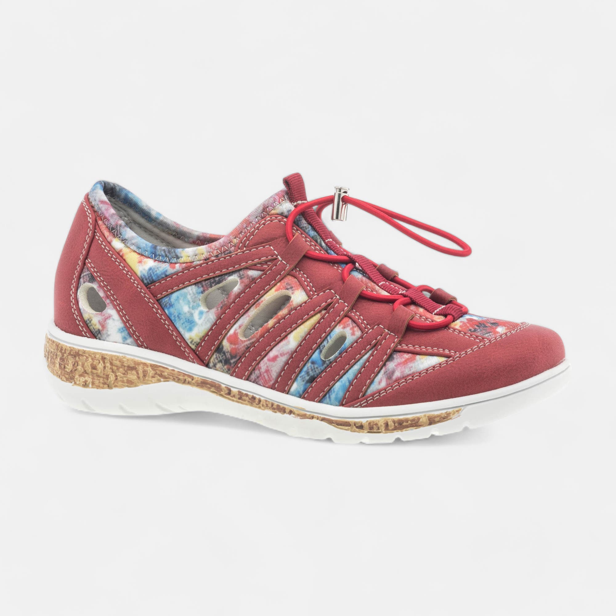 Baskets basses Femme rouge
