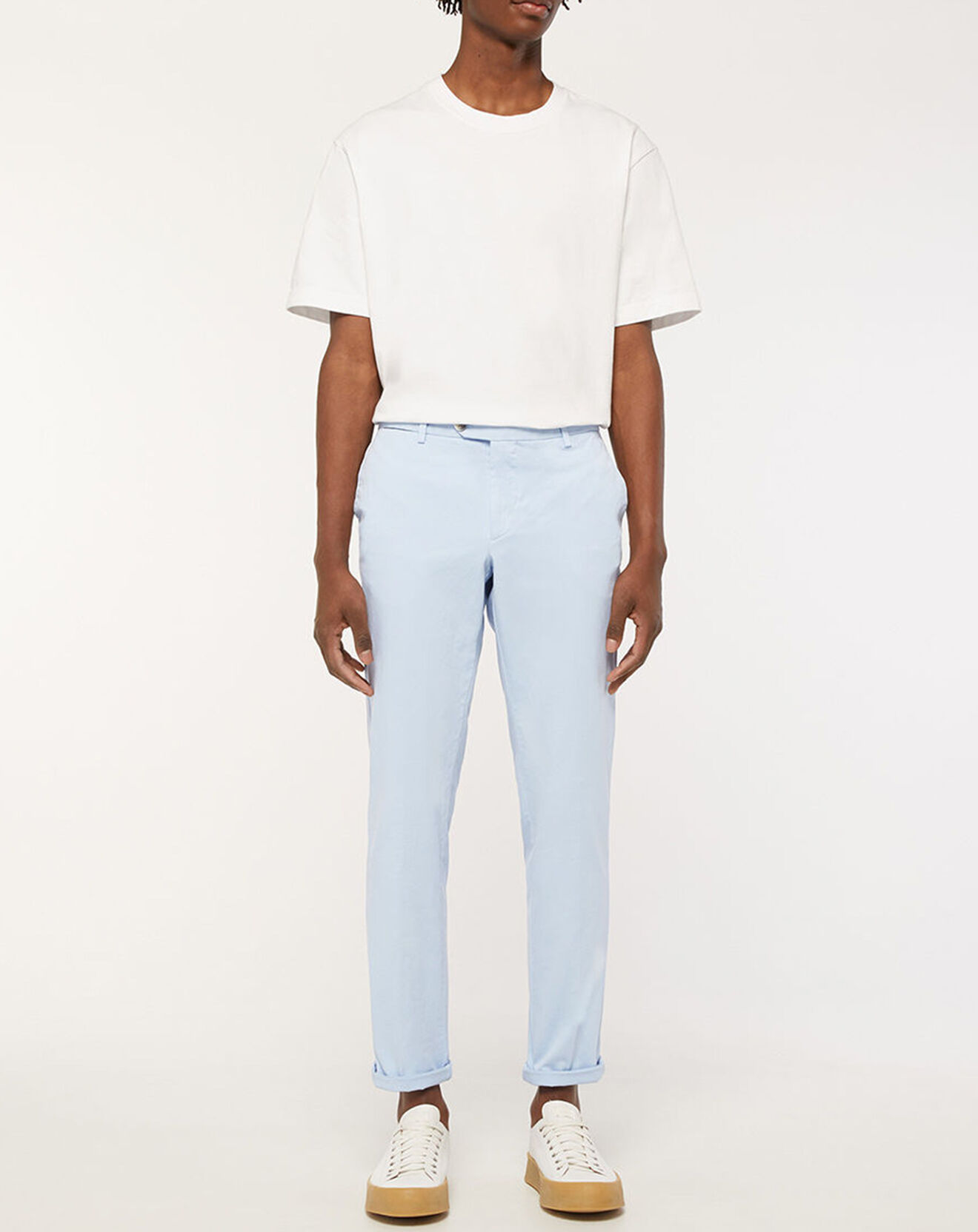 Hackett London Pantalon Chino Slim Fit Kensington bleu clair