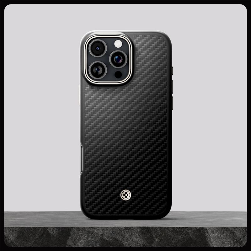 iPhone 16 Pro Max Enzo Aramid MagSafe Schutzhülle (ACS08501) - Schwarz