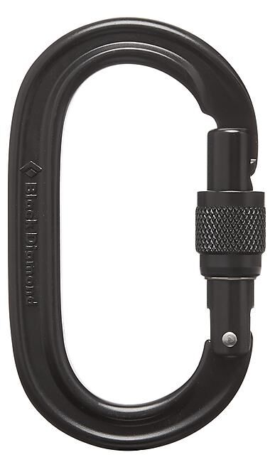 BLACK DIAMOND - MOUSQUETON OVAL KEYLOCK SCREWGATE
