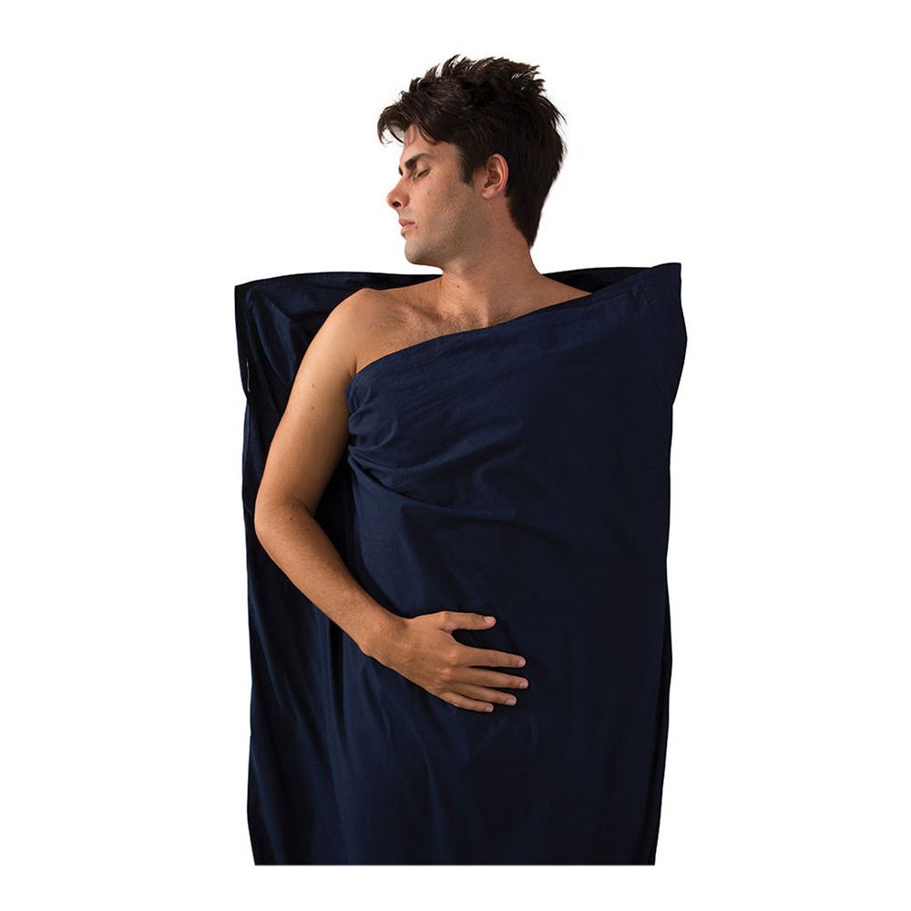 Sea To Summit COTON - Drap sac de couchage navy blue