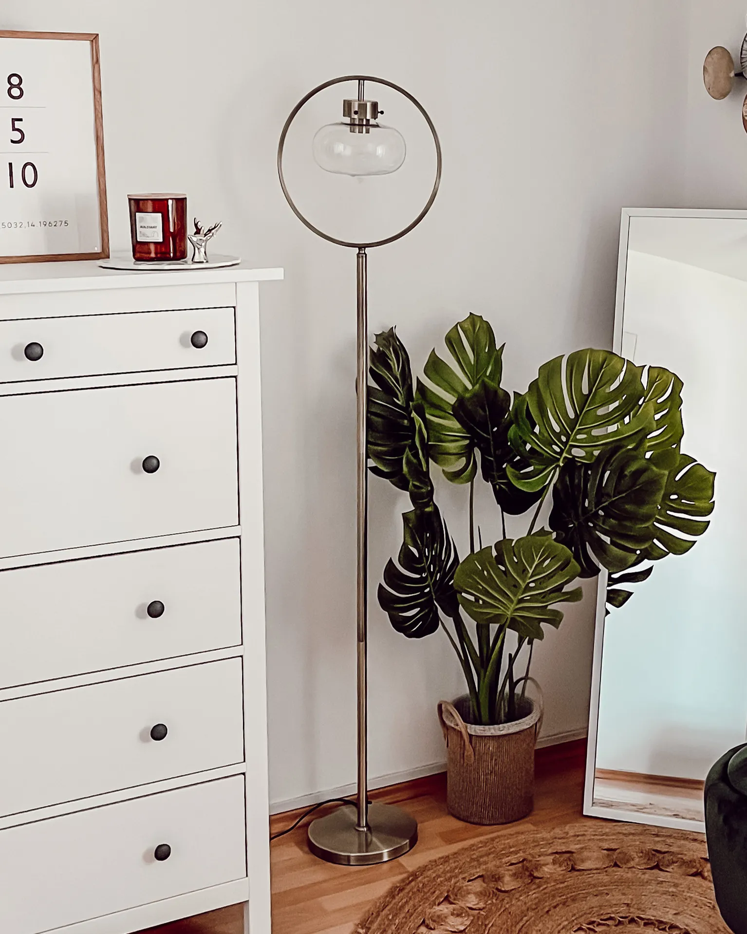 Staande lamp SEVERN Metaal Goud