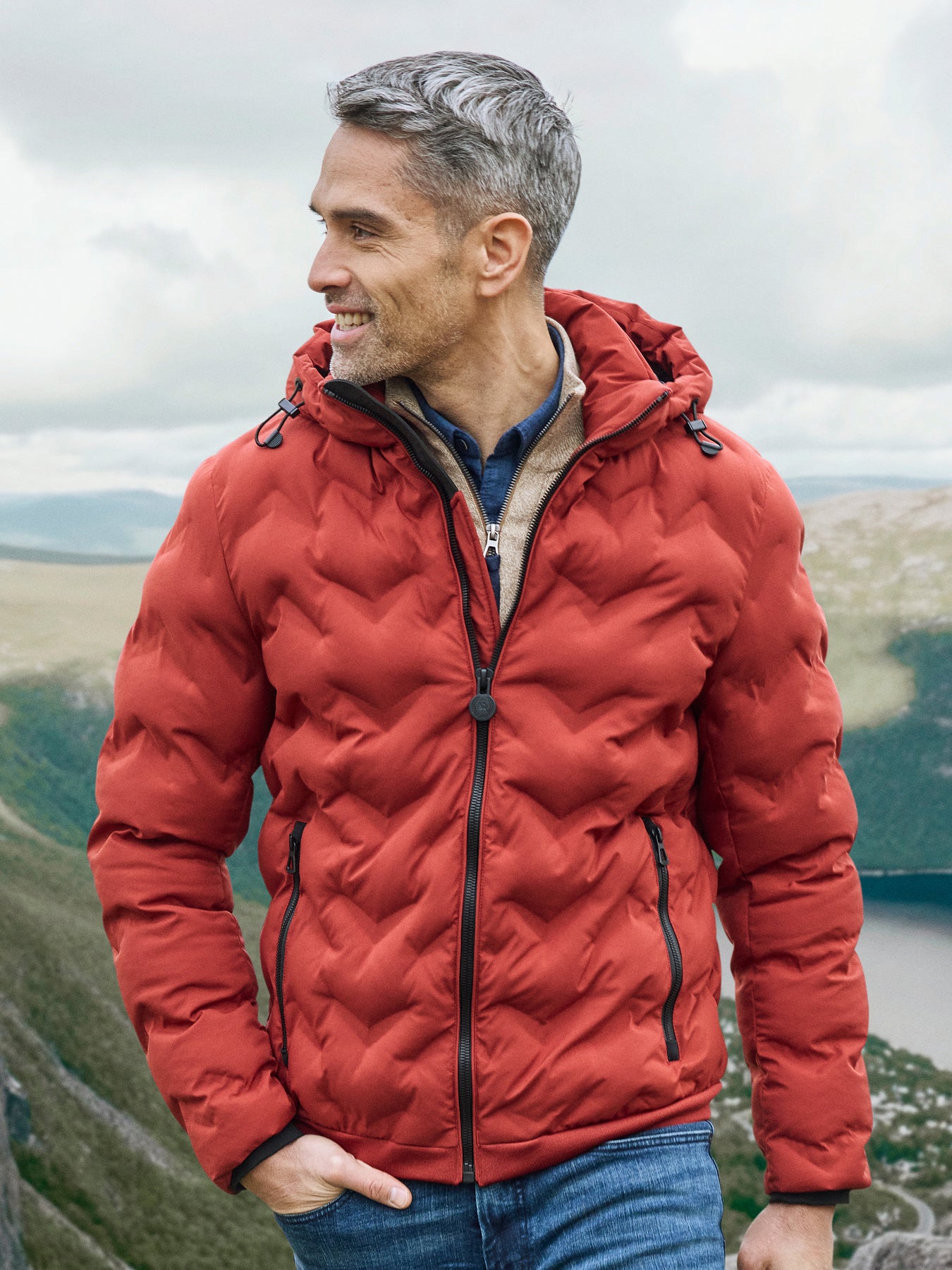 Herren Funktions-Steppjacke