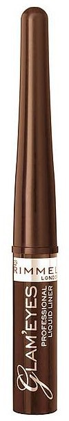 Rimmel London Eyeliner Glam Eyes Liquid Velvet Brown 002 1 stuk