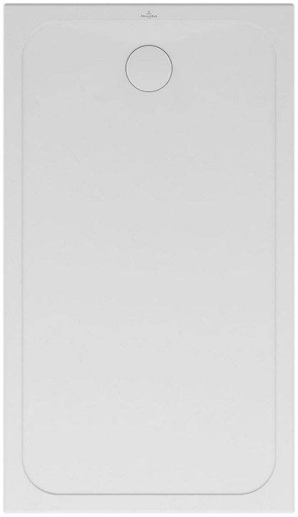 Receveur de douche 90 x 140 cm en céramique, blanc, Villeroy & Boch Slim