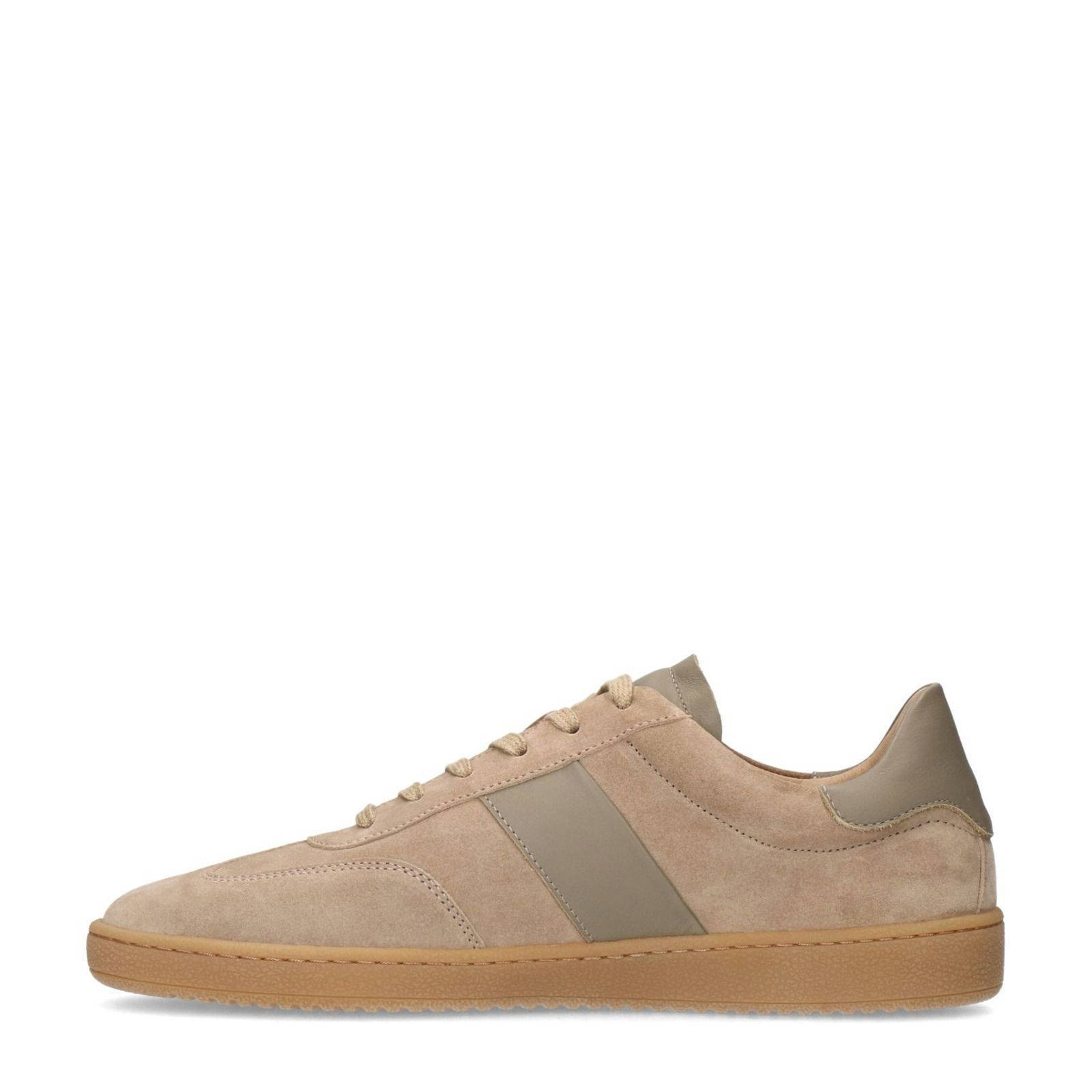 Manfield suède sneakers beige