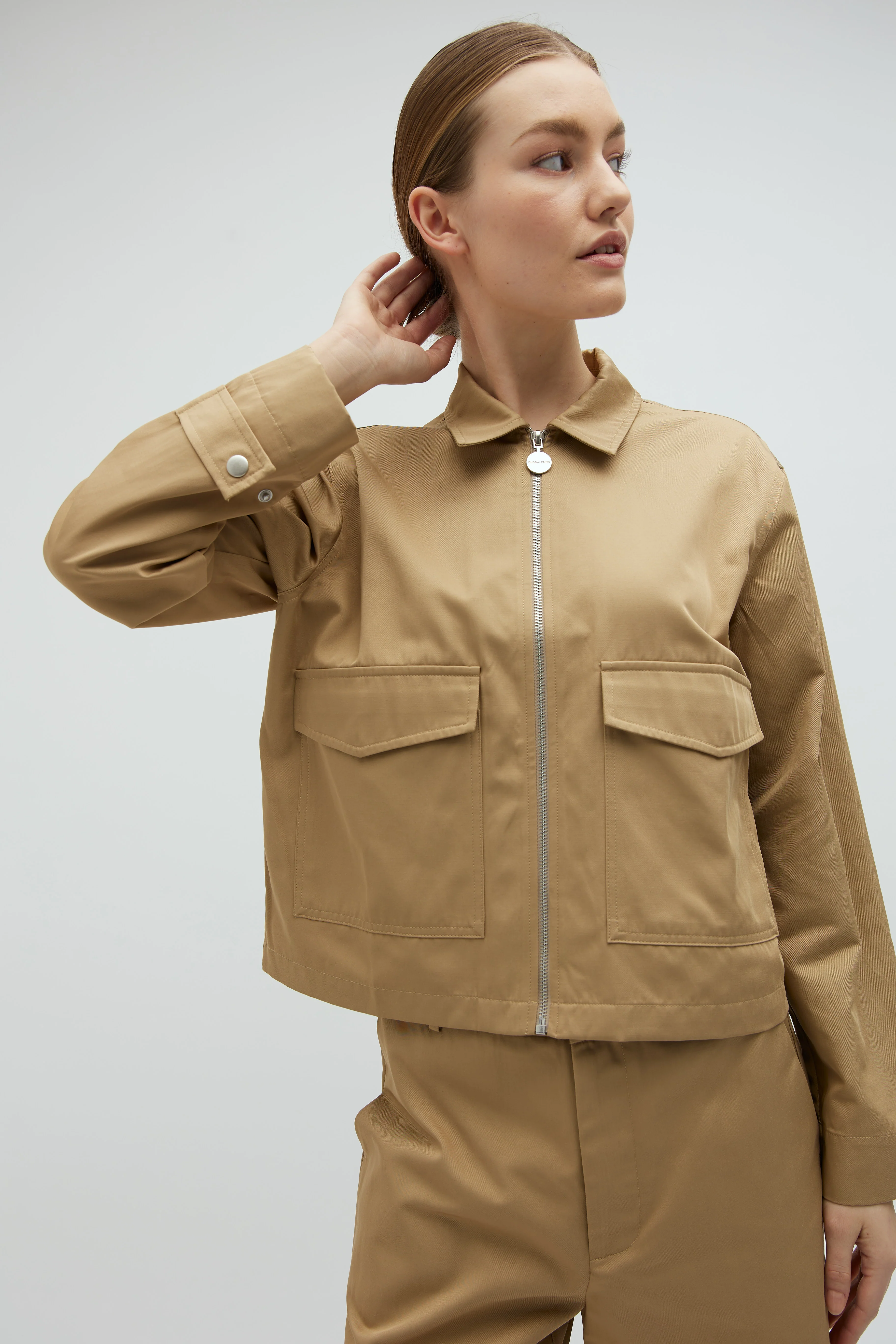 Global Funk  Konelia-G jakke - 614 Camel Fudge