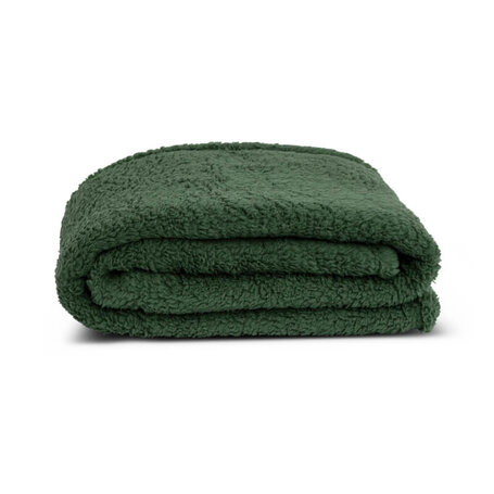 Teddy Plaid - Sherpa Fleece  - Groen