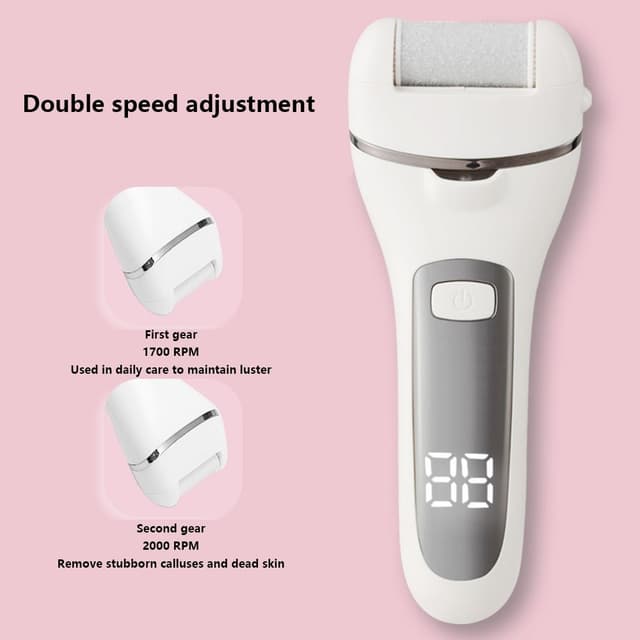 Elektrisk fodsliber Foot callus Remover Pedicureværktøj Fodpleje