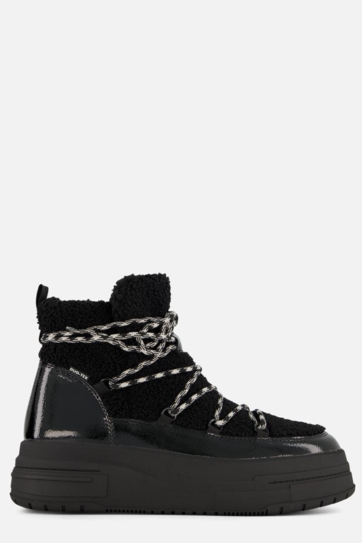 Tamaris Winterboots zwart Textiel