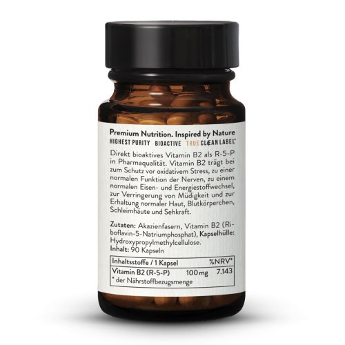 Sunday Natural Products  Vitamin B2 Bioaktiv R-5-P100mg