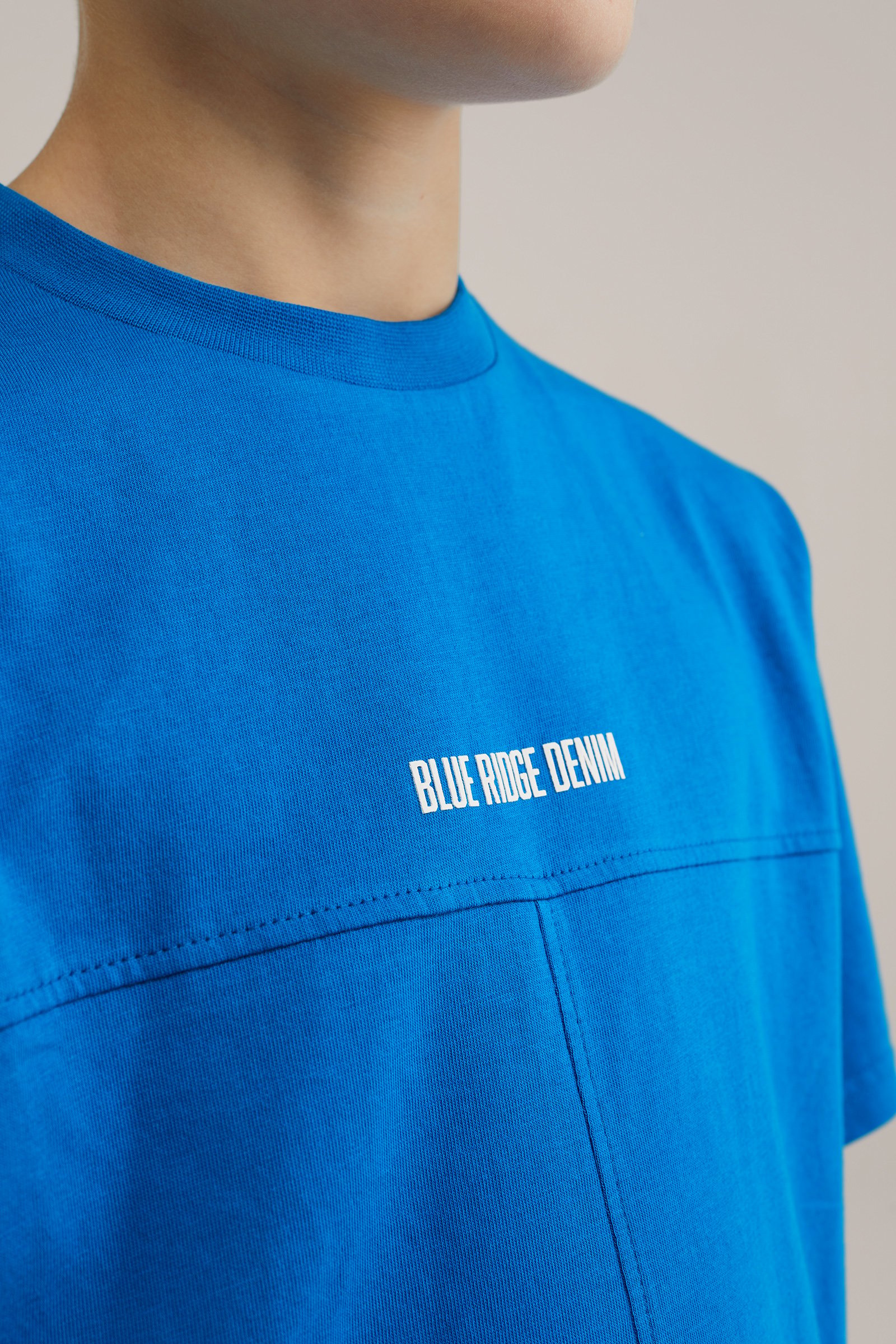 Jongens T-shirt met opdruk Blue Ridge Donkerblauw