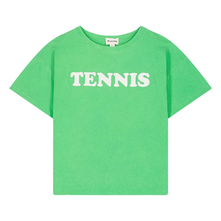 We Are Kids T-Shirt Dylan Tennis Coton Bio | Vert