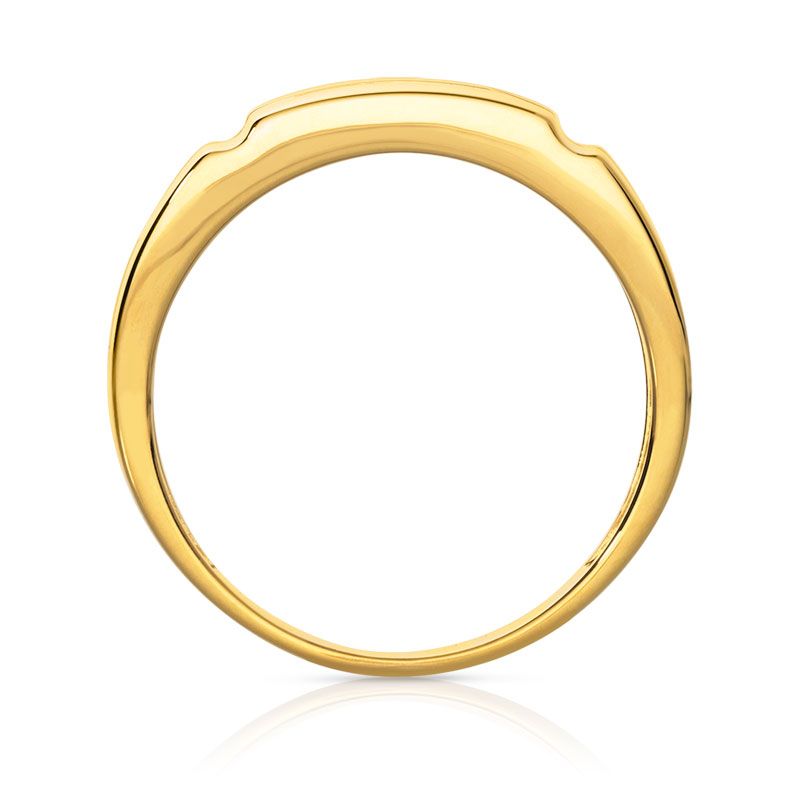 Bague 2 ors 750 diamant