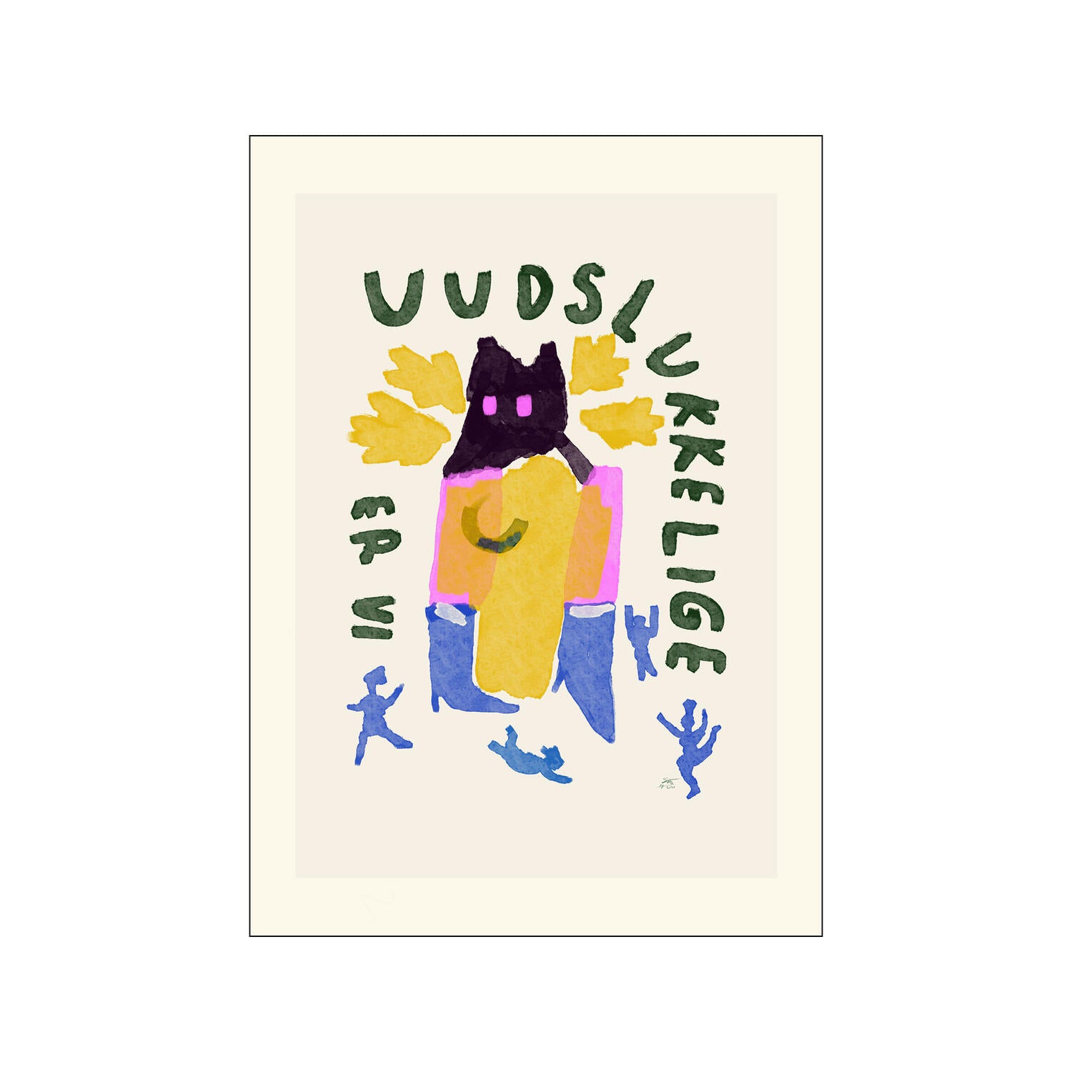 Poster & Frame  Uudslukkelige Er Vi plakat - 30 x 40 cm