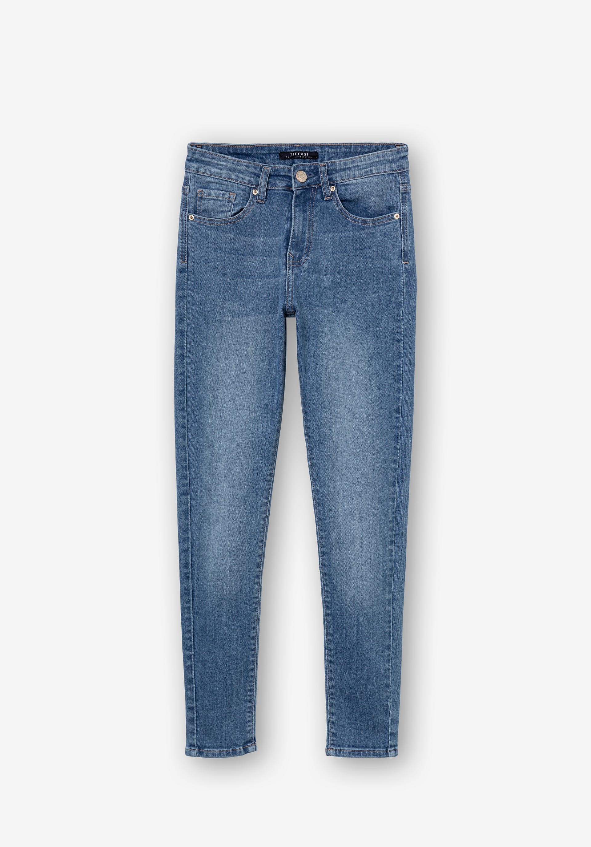 Jeans Vicky Skinny Cintura Média