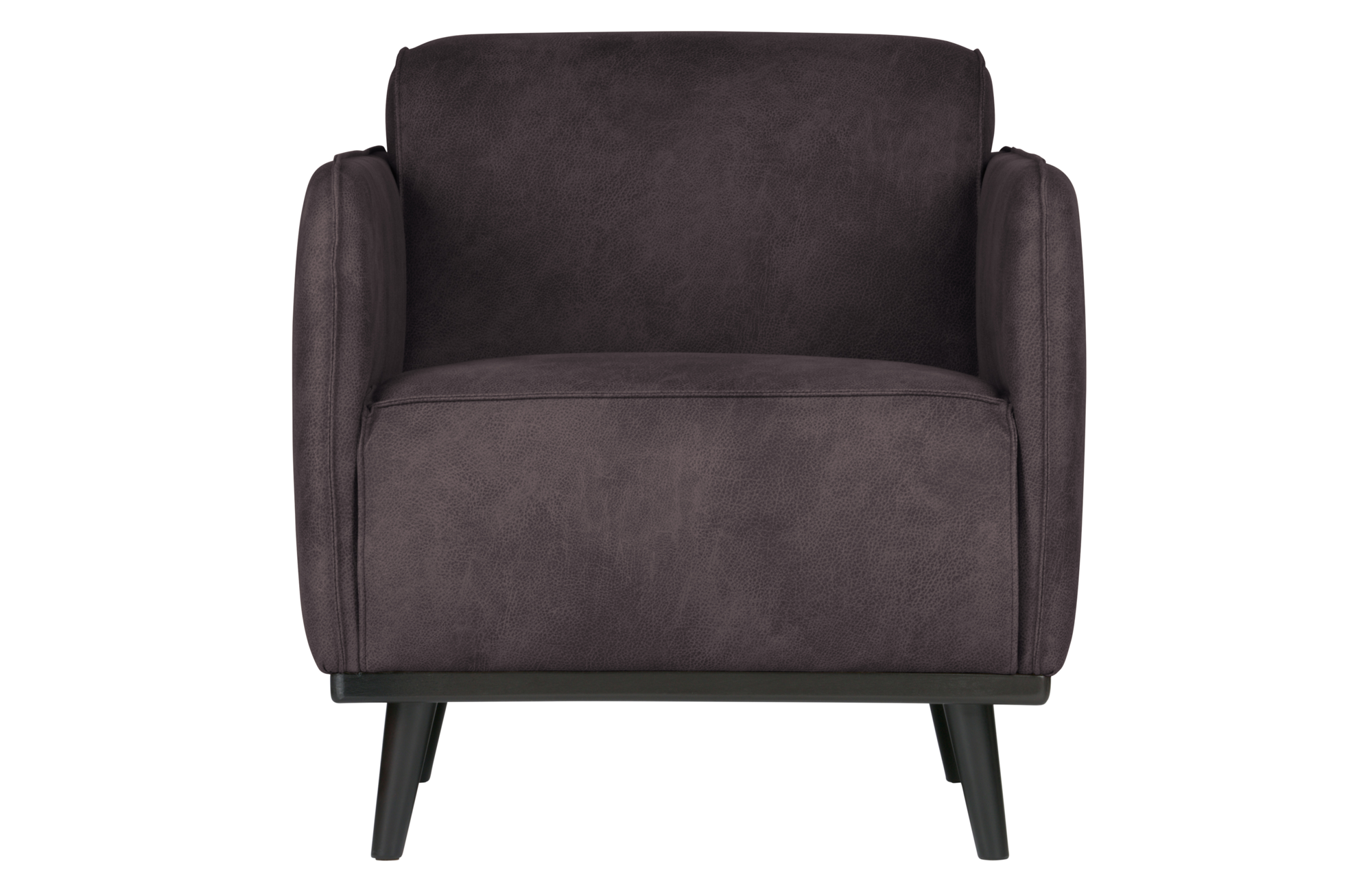 Fauteuil Statement eco leer - Grijs