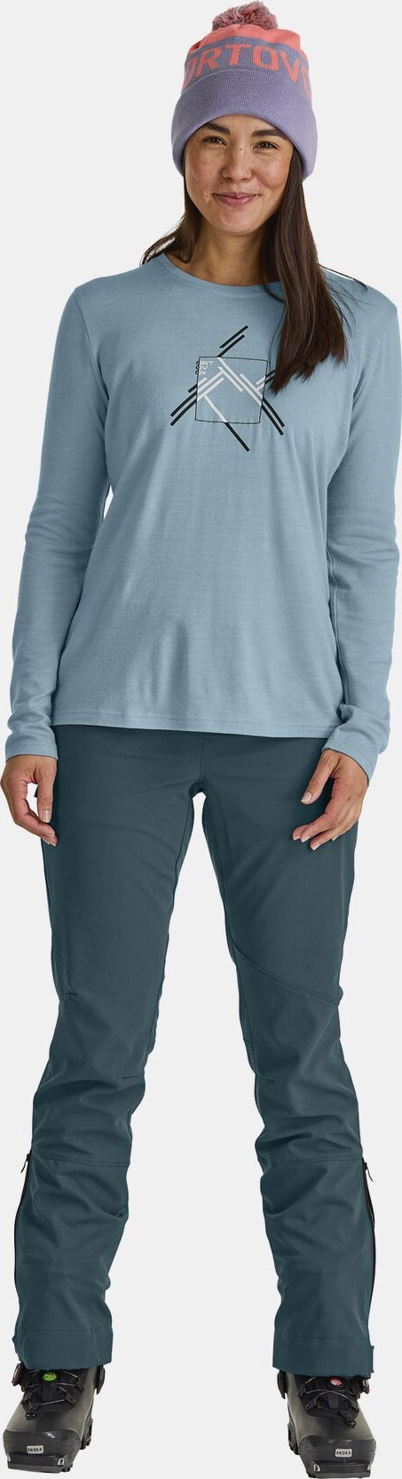 Col Becchei Pants Dame 87801/Dark Arctic Grey