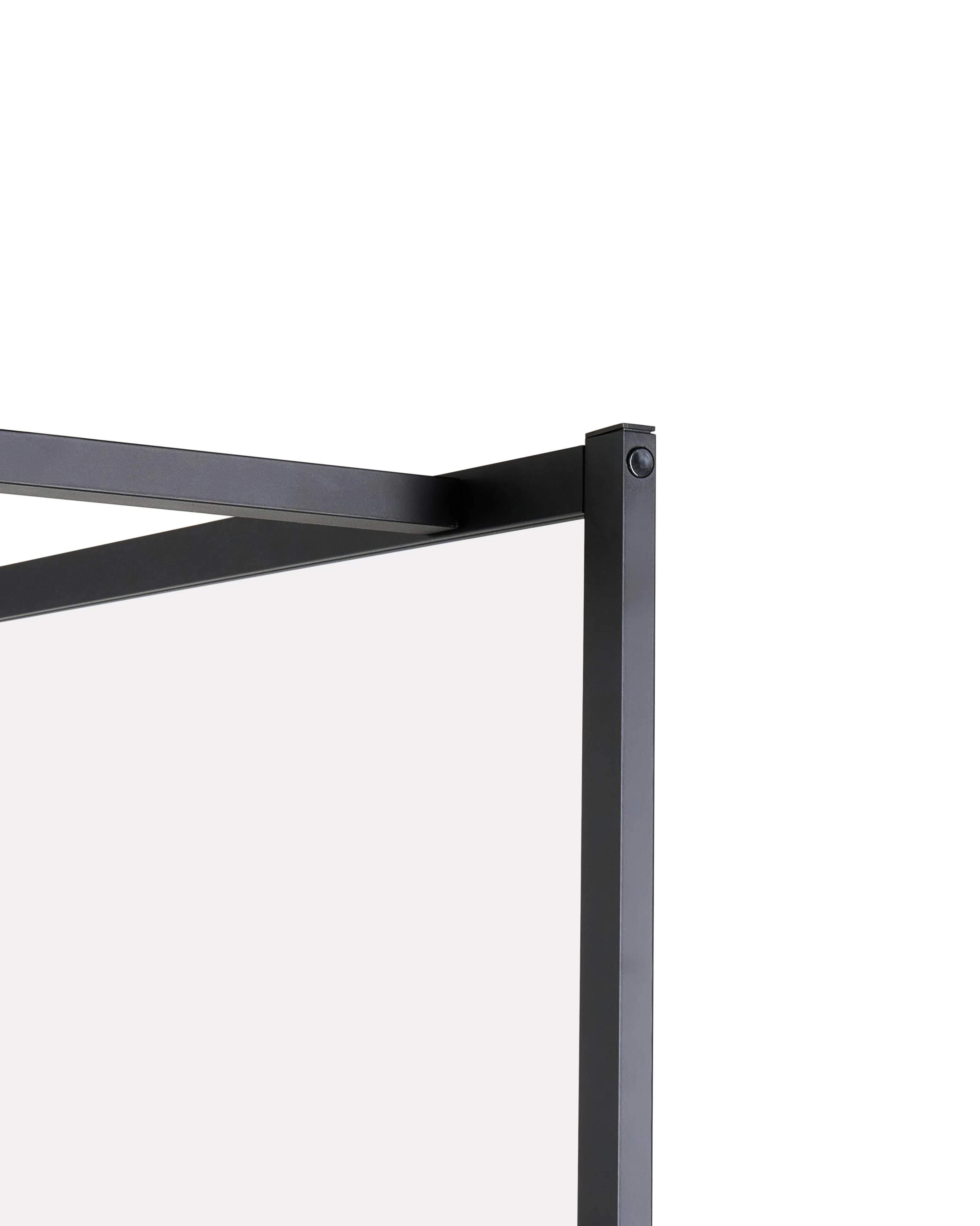 Douchescherm ACULEO 90 x 195 cm Zwart