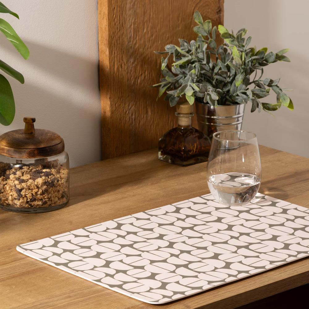 Atmosphera Set de Table Beige/Kaki Atmosphera Fev