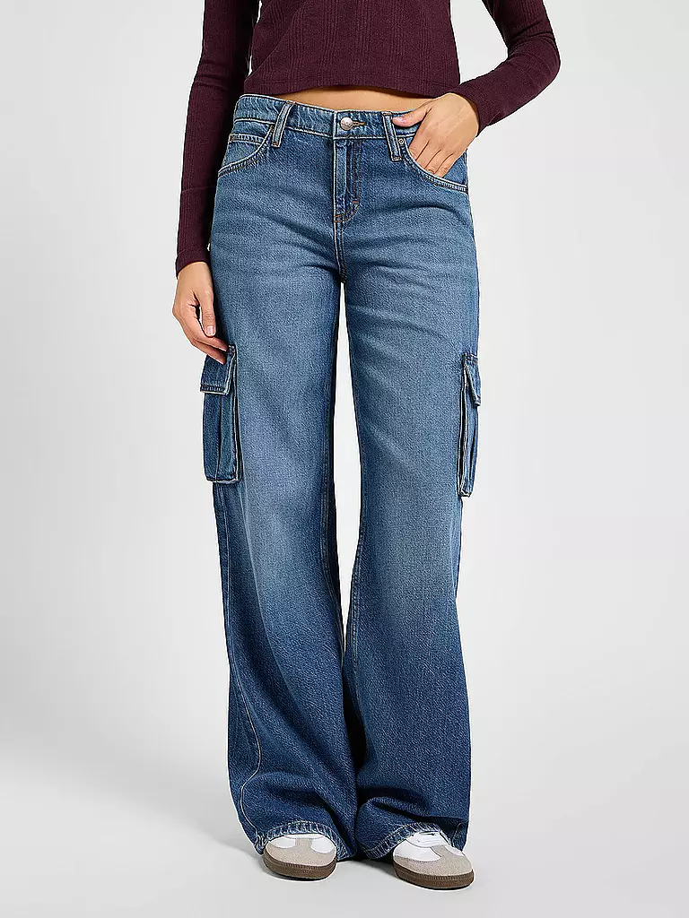 LEE Jeans Wide Leg  blau