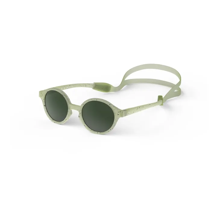 IZIPIZI Lunettes de Soleil #D Effet Moucheté Kids | Vert d'eau