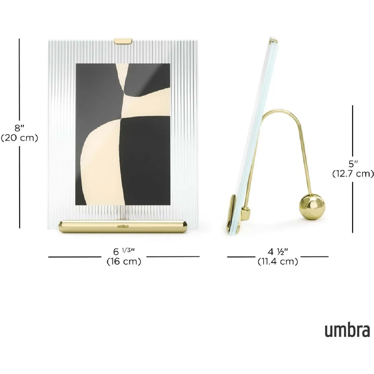 UMBRA Cadre photo Flute Laiton