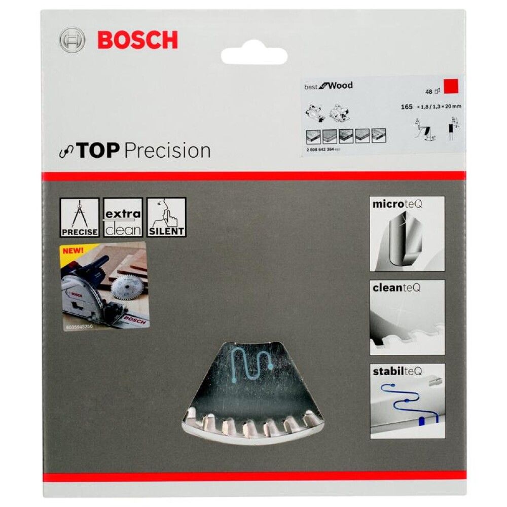 SIRKELSAGBLAD BOSCHTOPWOOD 48T 165X20MM