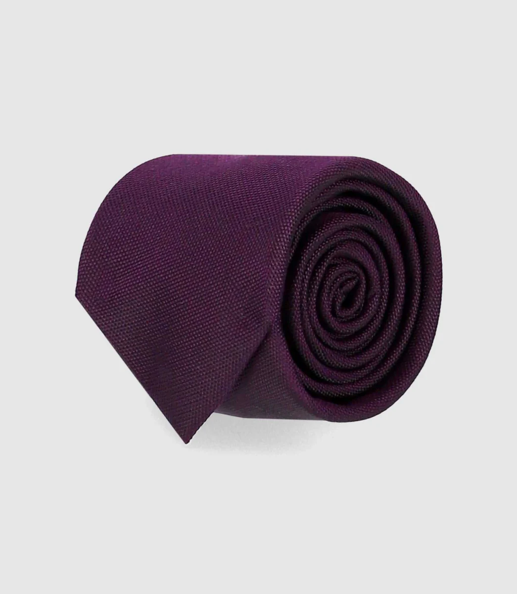Cravate 7 cm violet MARTINEB