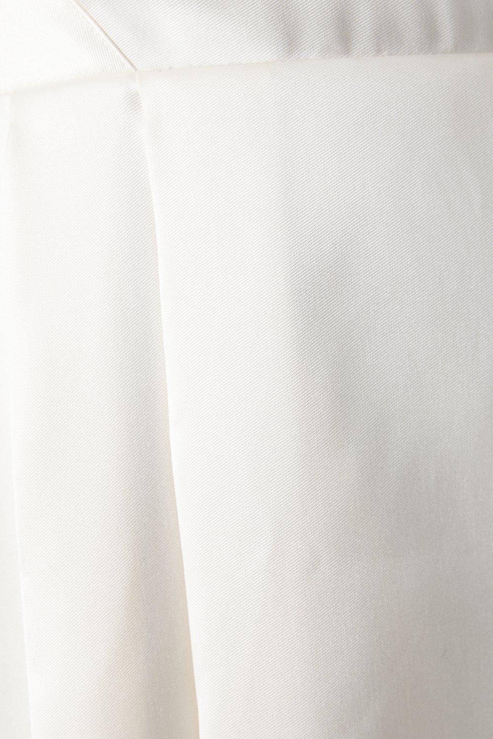 Coast Robe de Mariée Maxi Croisée Dos en Sergé Écru