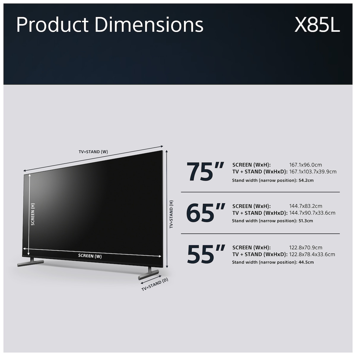 Sony Bravia 65” X85L 4K Full Array LED Smart TV (2023)