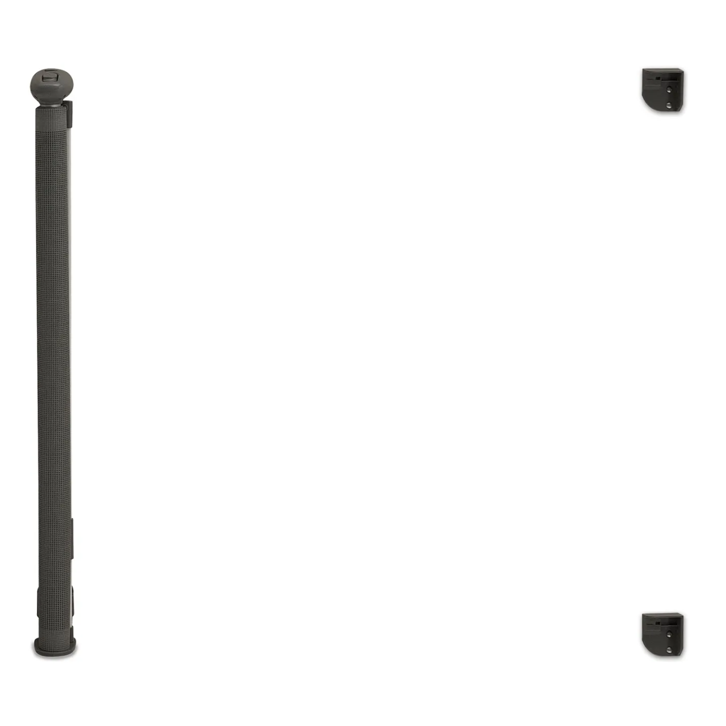 Barrière de sécurité rétractable pour animaux domestiques 130 cm gris