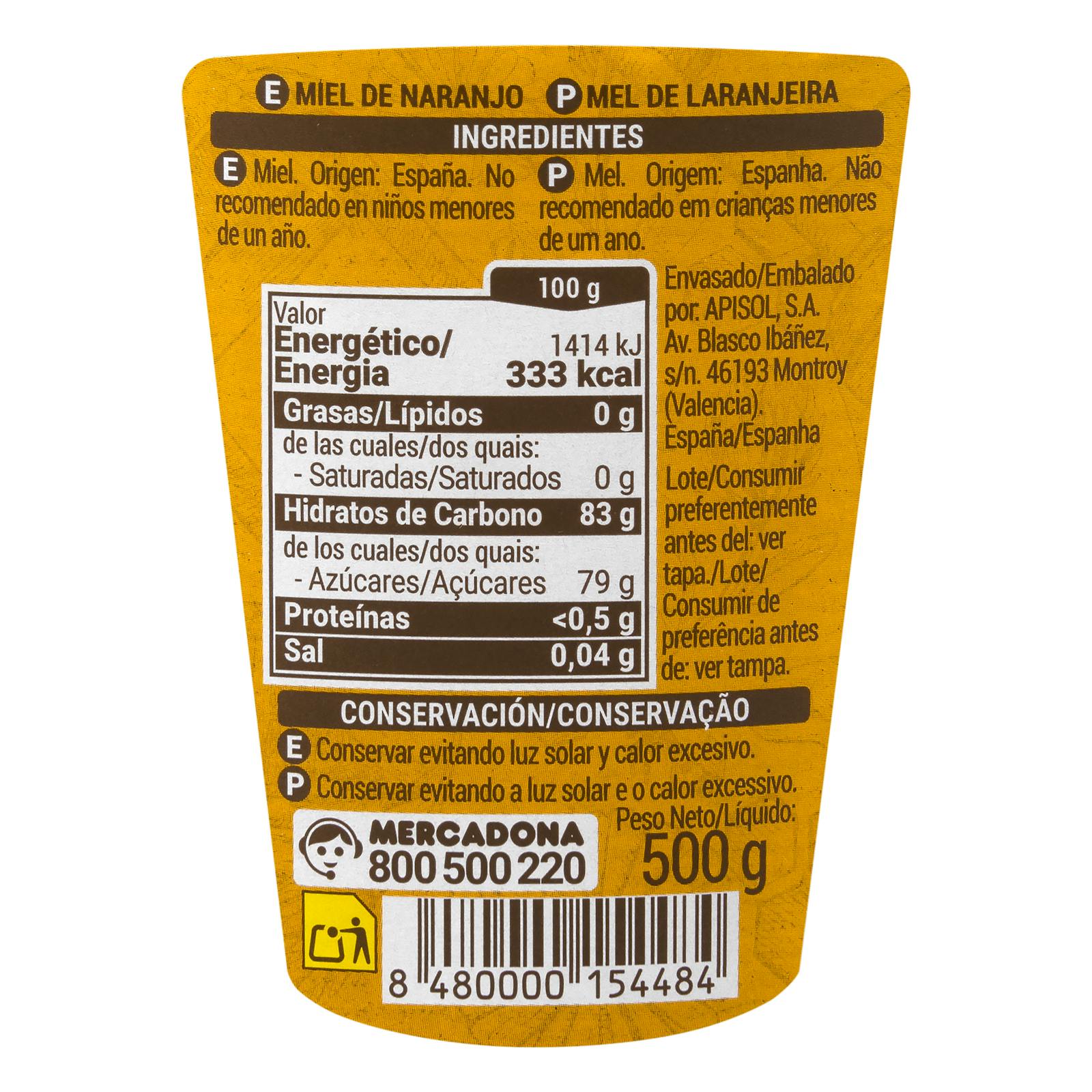 Miel d'oranger Hacendado