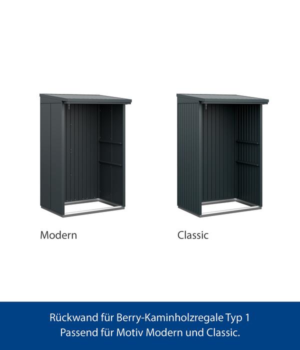 Hörmann Rückwand für Berry-Kaminholzregal