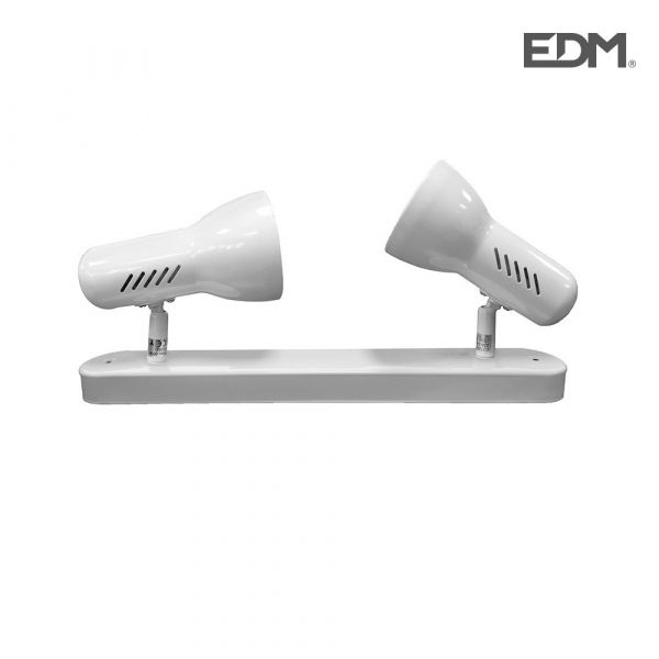 EDM Régua com 2 Focos Cor Branco Modelo Galaxy - ELK32005