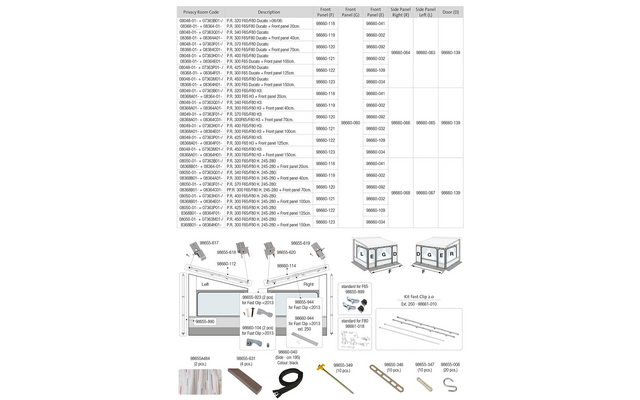 Fiamma Verbindung für Fast Clip + Clip System für Privacy Room Fiamma Artikelnummer 98655-944